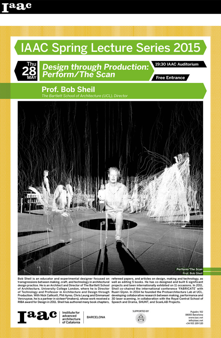 IaaC Lectures: Bob Sheil. Perform / The Scan