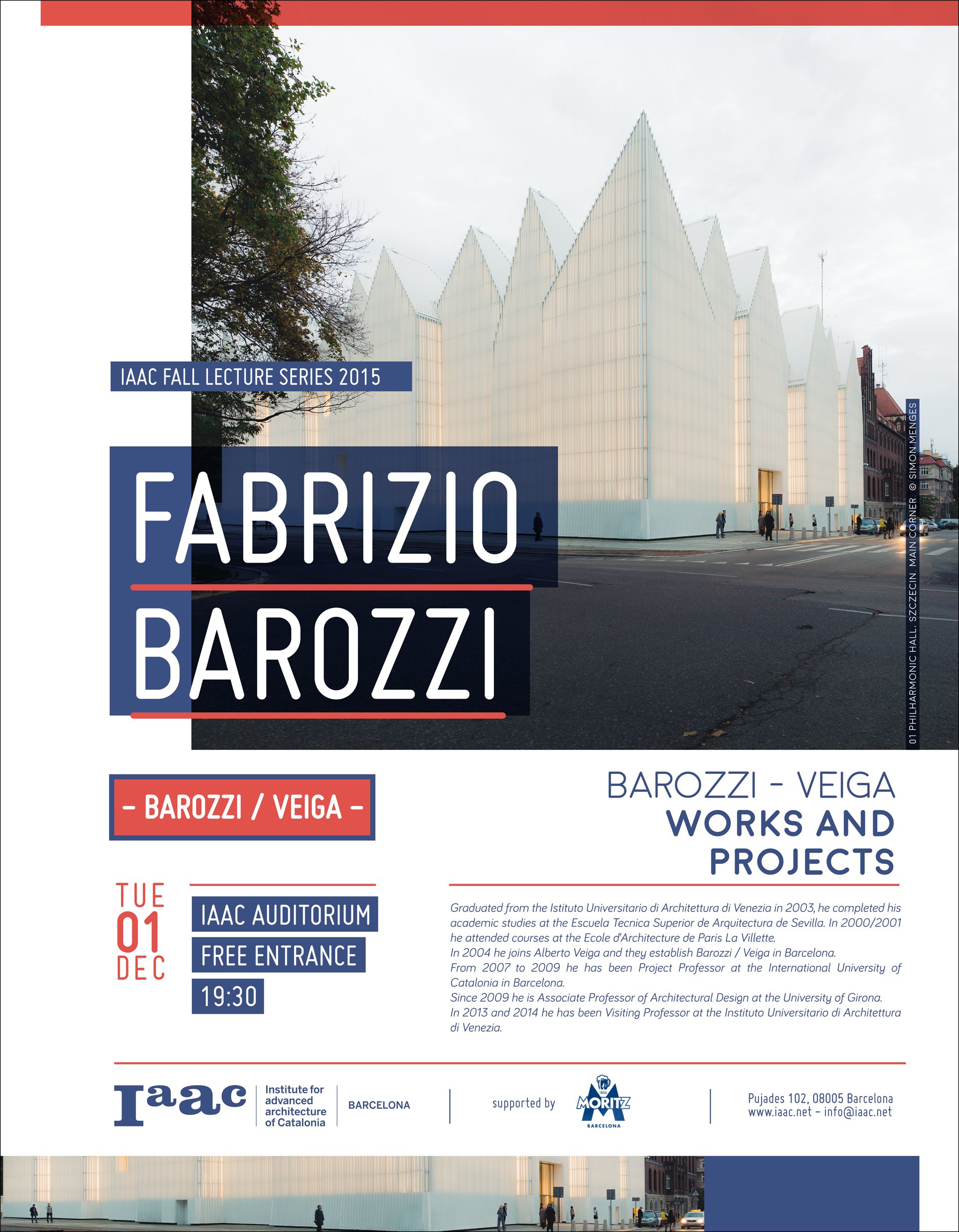 Iaac Lecture. FABRIZIO BAROZZI