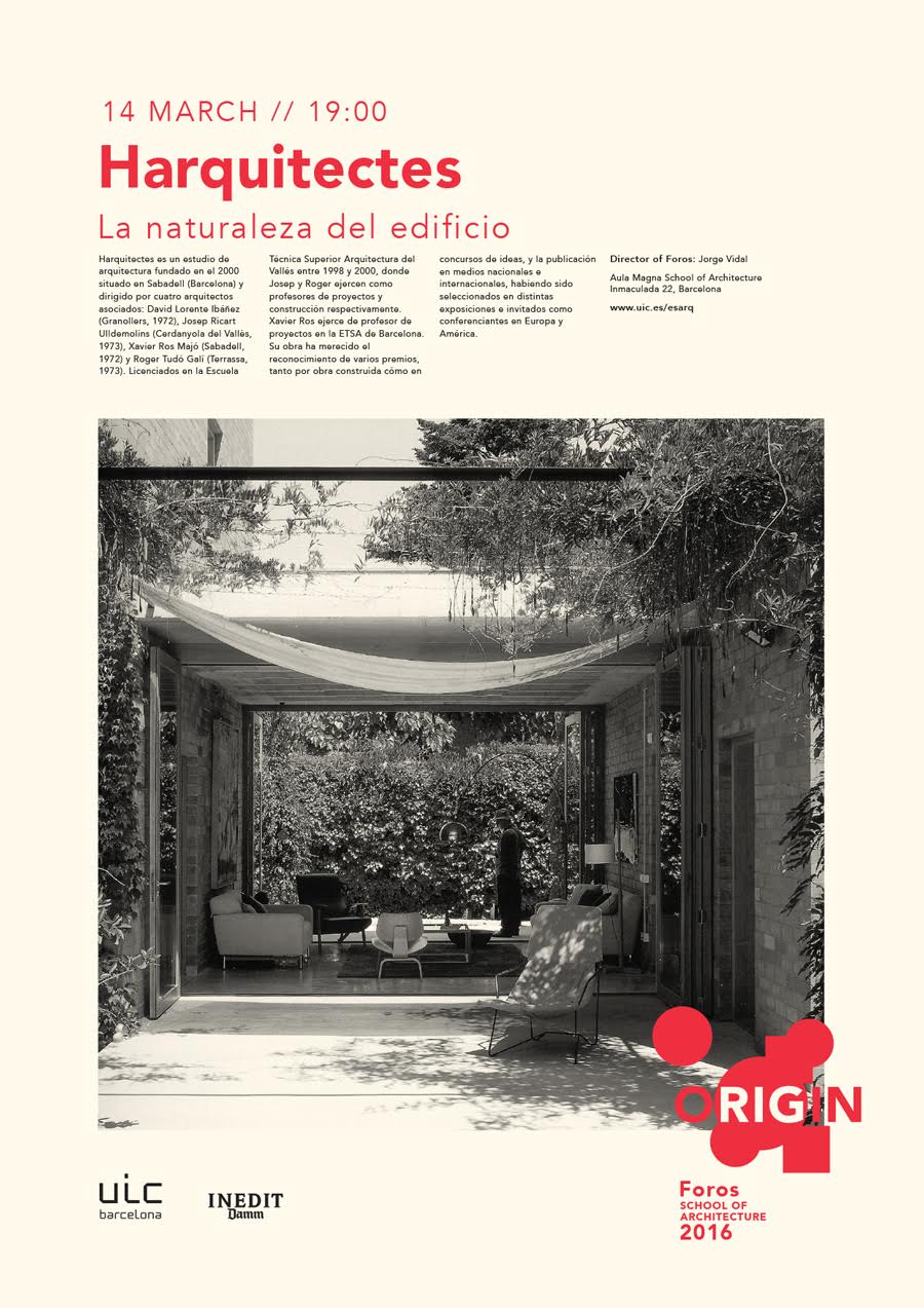 Foros ESARQ 2016. HArquitectes