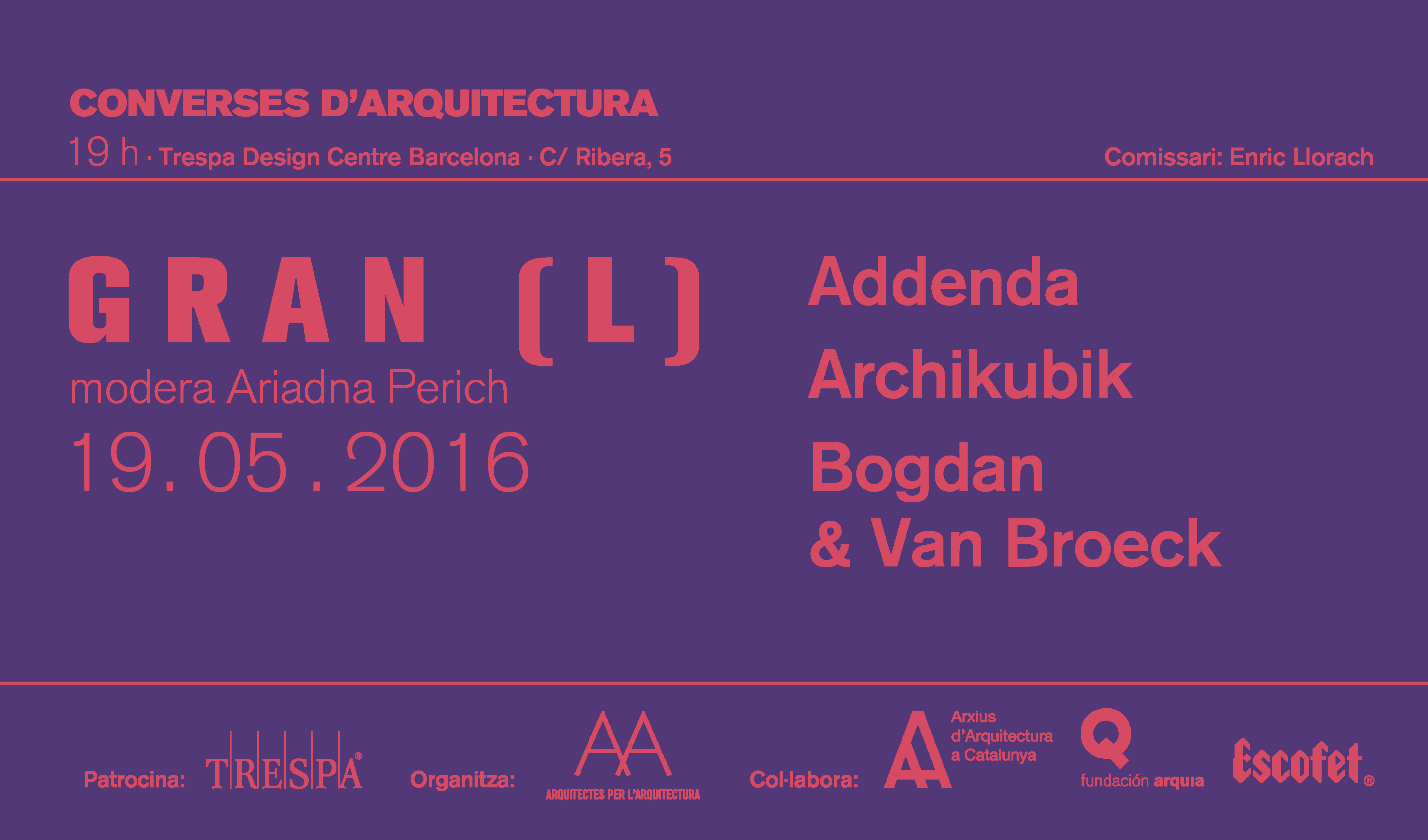 Converses d’Arquitectura