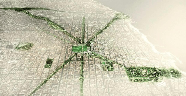 Built-Out Barcelona Makes Space for an Urban Forest
