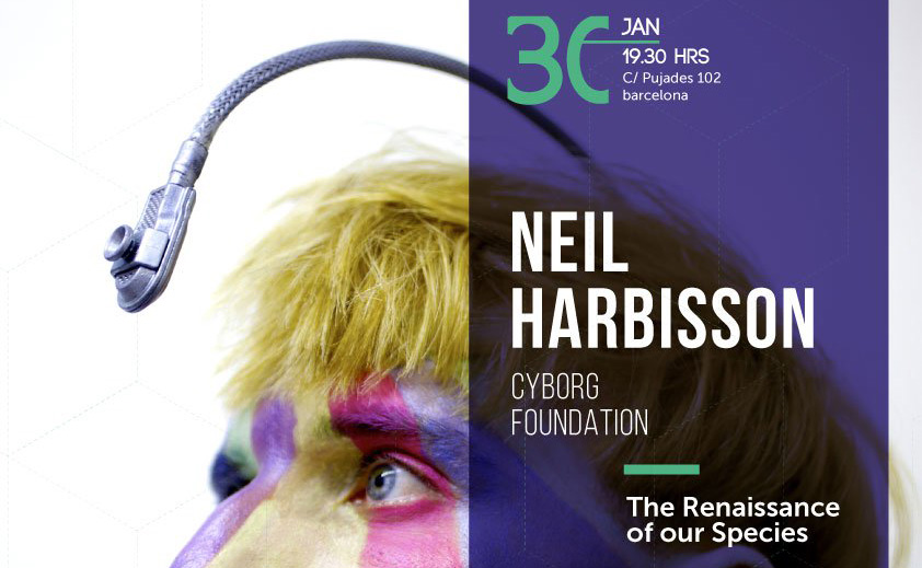 Neil Harbisson, Cyborg Arts at IAAC Lecture Series