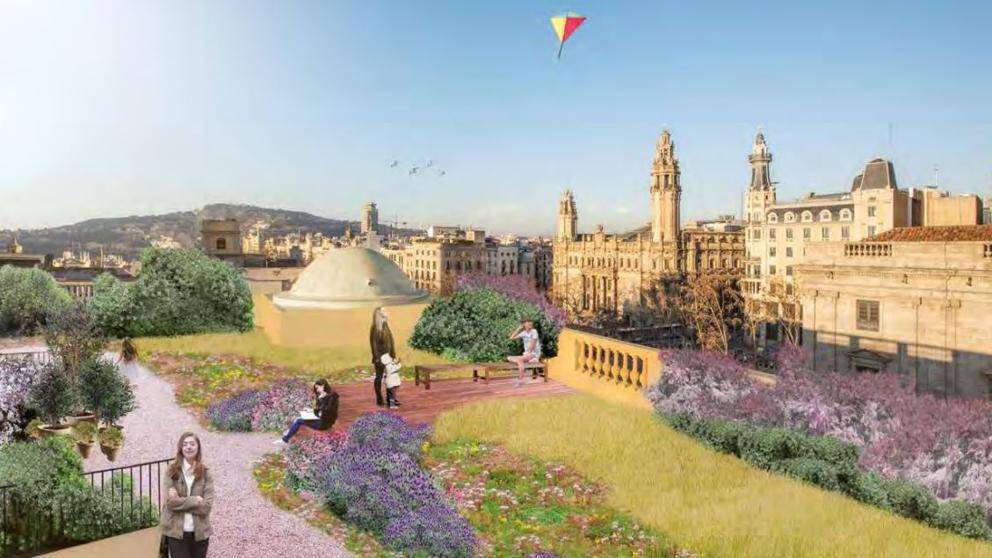 Barcelona City Council will finance 10 private gardens on roofs and covers