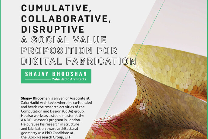 Shajay Bhooshan at IAAC Lecture Series
